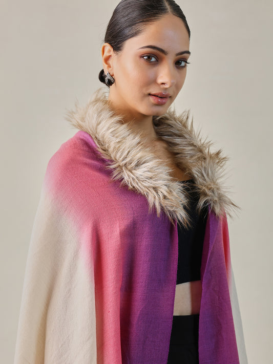 Fur pashmina capes