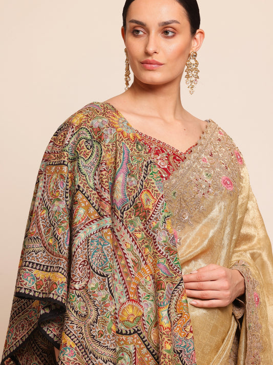 Gulzar Kalamkari Pashmina Shawl