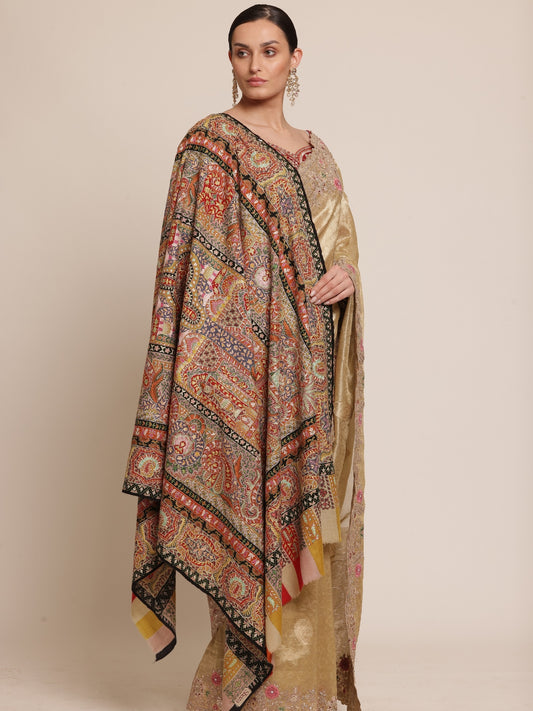Gulzar Kalamkari Pashmina Shawl