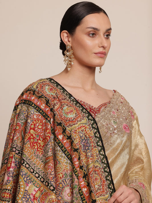 Gulzar Kalamkari Pashmina Shawl