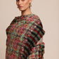 Woman wearing a heritage pashmina shawl