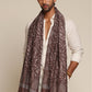 Man wearing a patterned stole