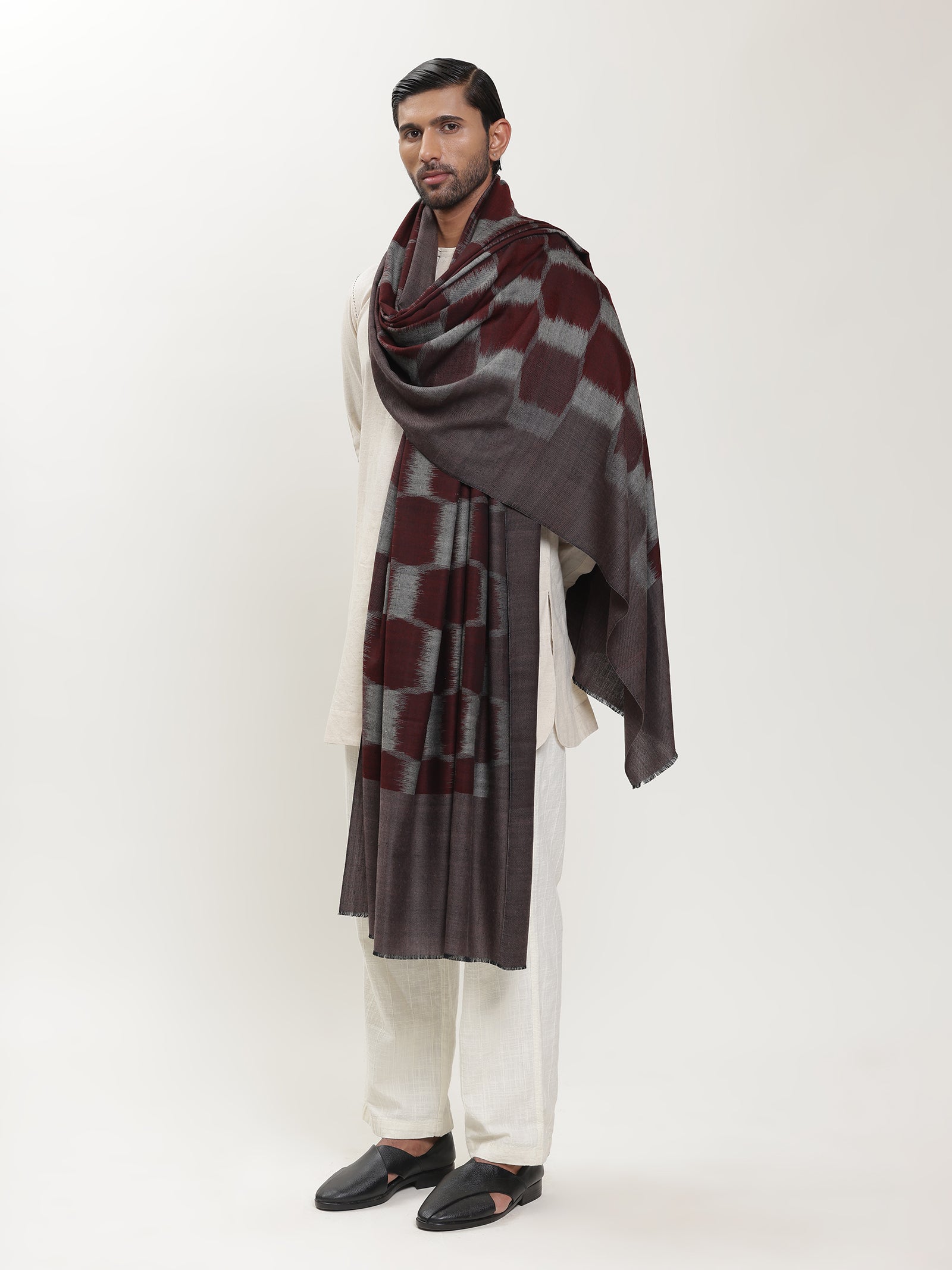 Ikat Pashmina Shawl
