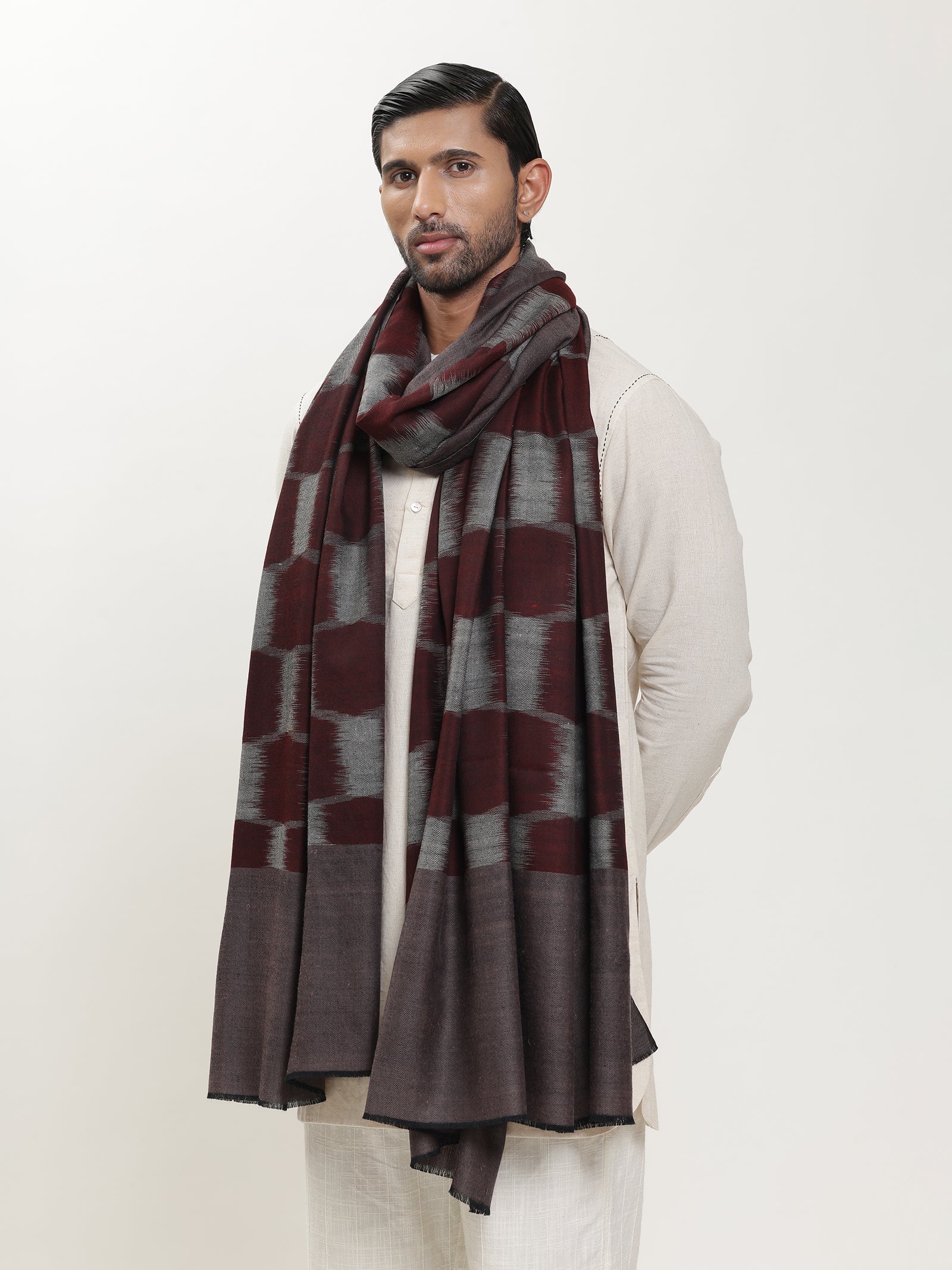 Ikat Pashmina Shawl