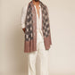 Man wearing a ikat pashmina stole