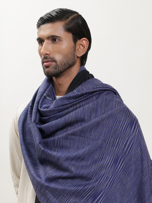 Ikat Shawl in Self Weave