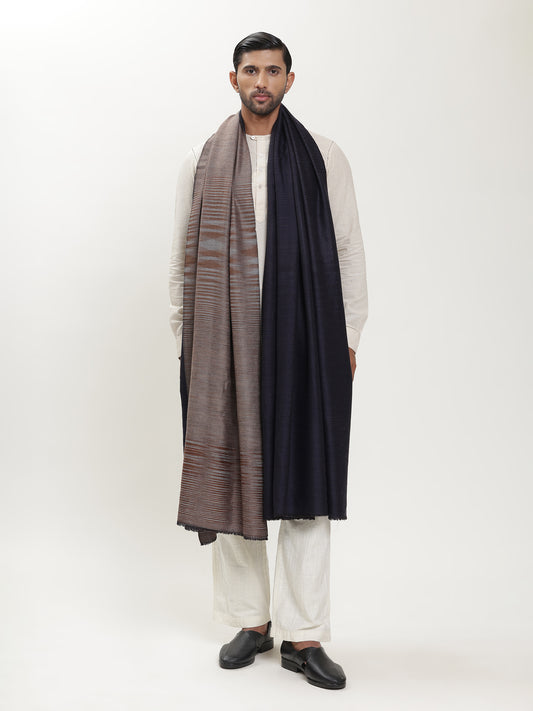 Ikat Shawl in Self Weave