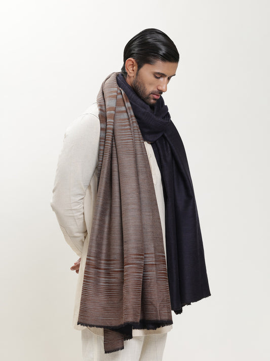 Ikat Shawl in Self Weave