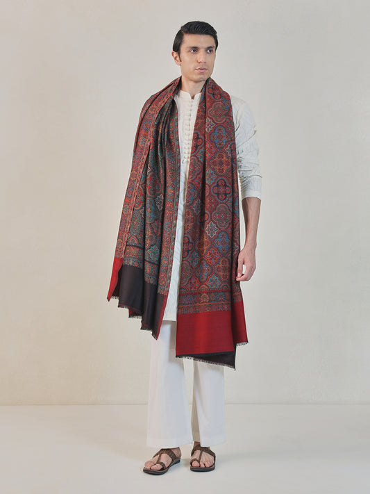 Reversible Men Kani Jamawar Shawl