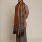 Men's Ikat Kalamkari Border Shawl