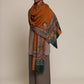 Men's Ikat Kalamkari Border Shawl