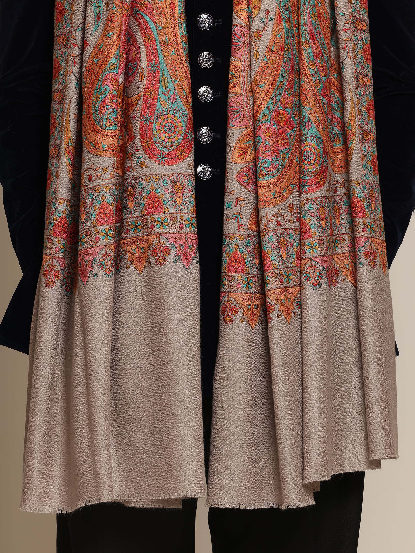 Kalamkari Pashmina Shawl