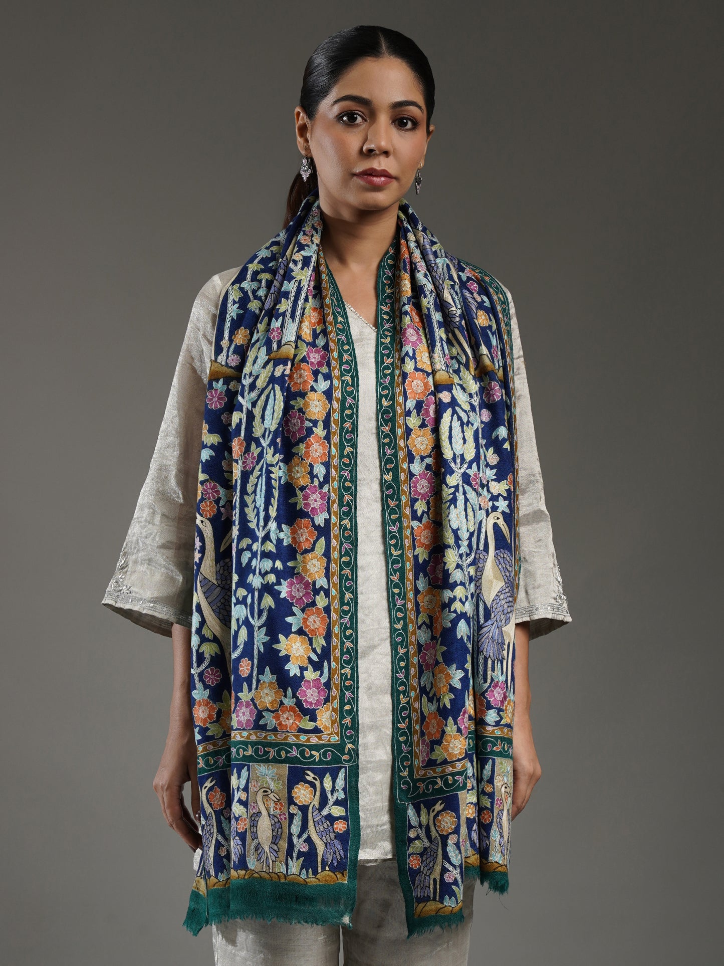 Kalamkari Pashmina Stole