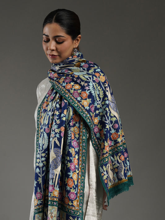Kalamkari Pashmina Stole