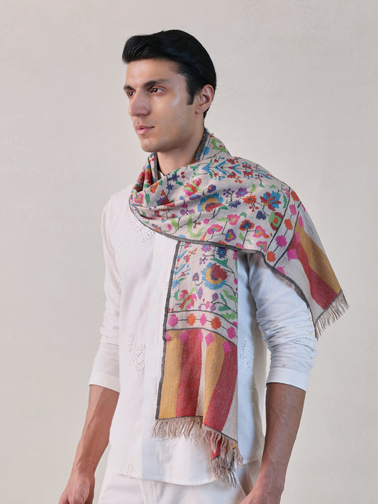 Pashmina Kani Muffler