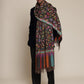 Charcoal black kani shawl