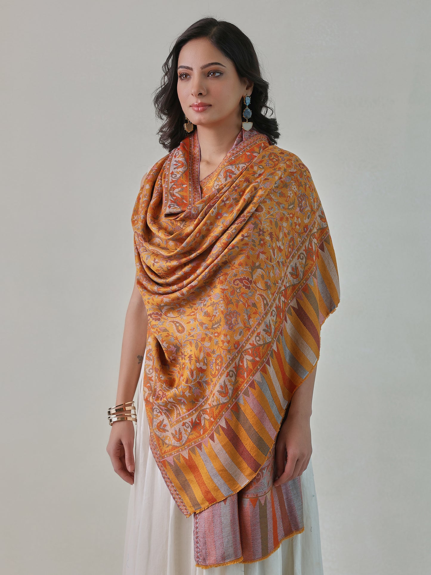 MS Kani Wool Reversible Shawl