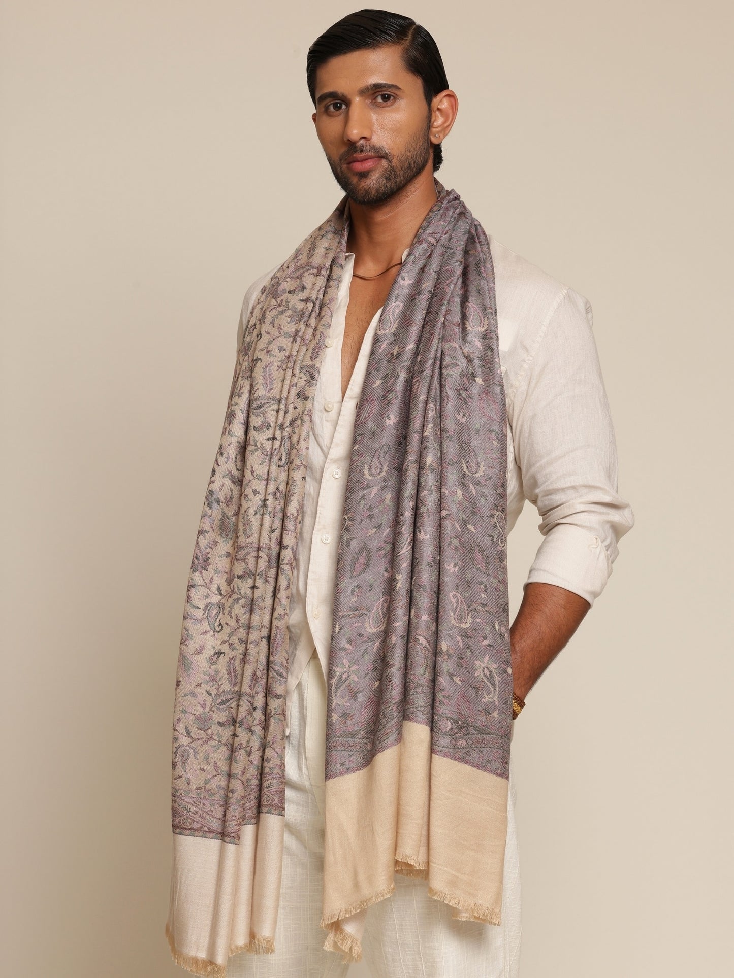 Kani Woolen Reversible Shawl