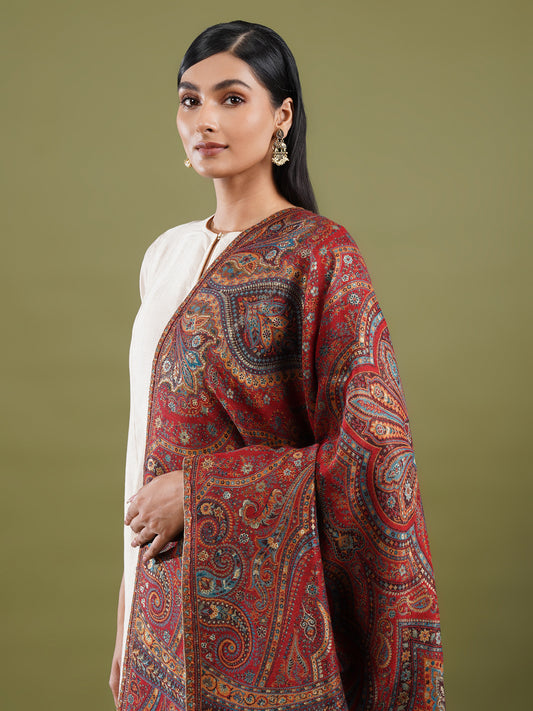 Noor-e-Jamawar Kani Shawl