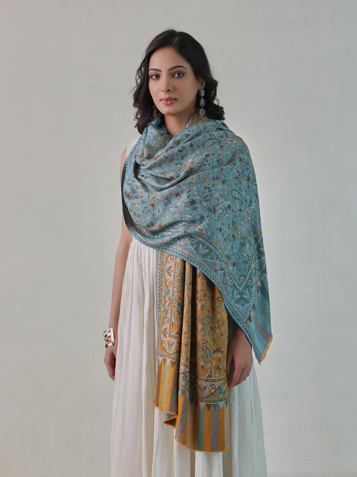 Kani Wool Reversible Shawl