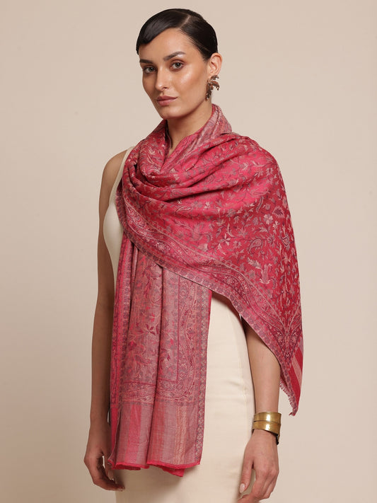 Reversible Kani Woolen Stole