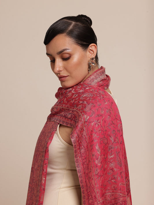 Reversible Kani Woolen Stole
