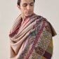Men Ikat Kalamkari Border Shawl