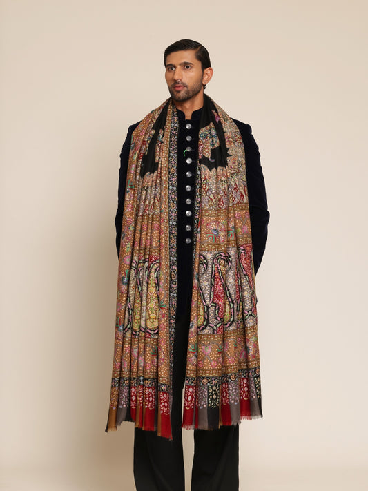 Kalamkari Pashmina Shawl