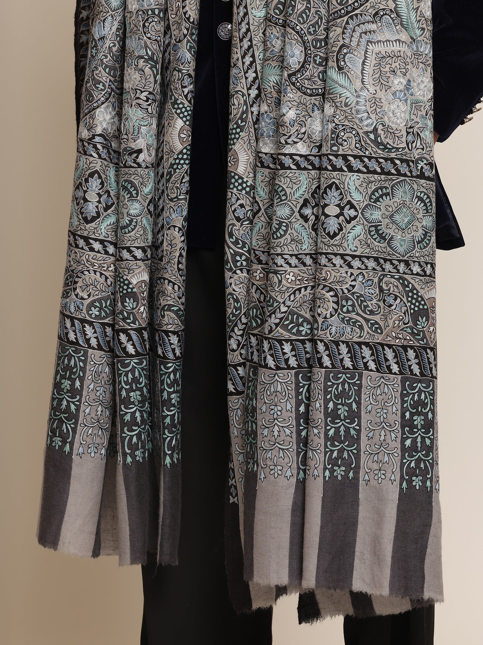 Kalamkari Pashmina Shawl