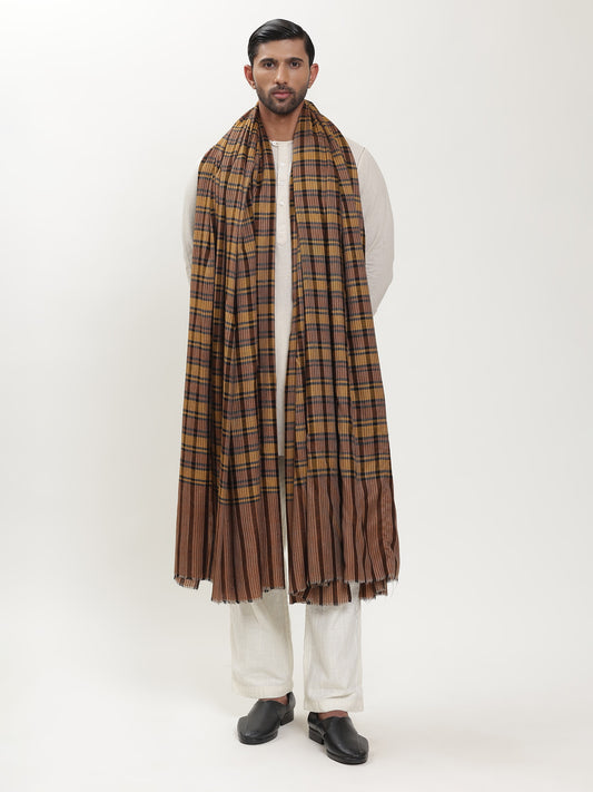 Pashmina Check Shawl