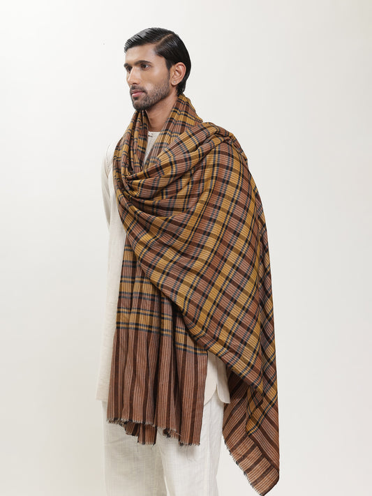 Pashmina Check Shawl