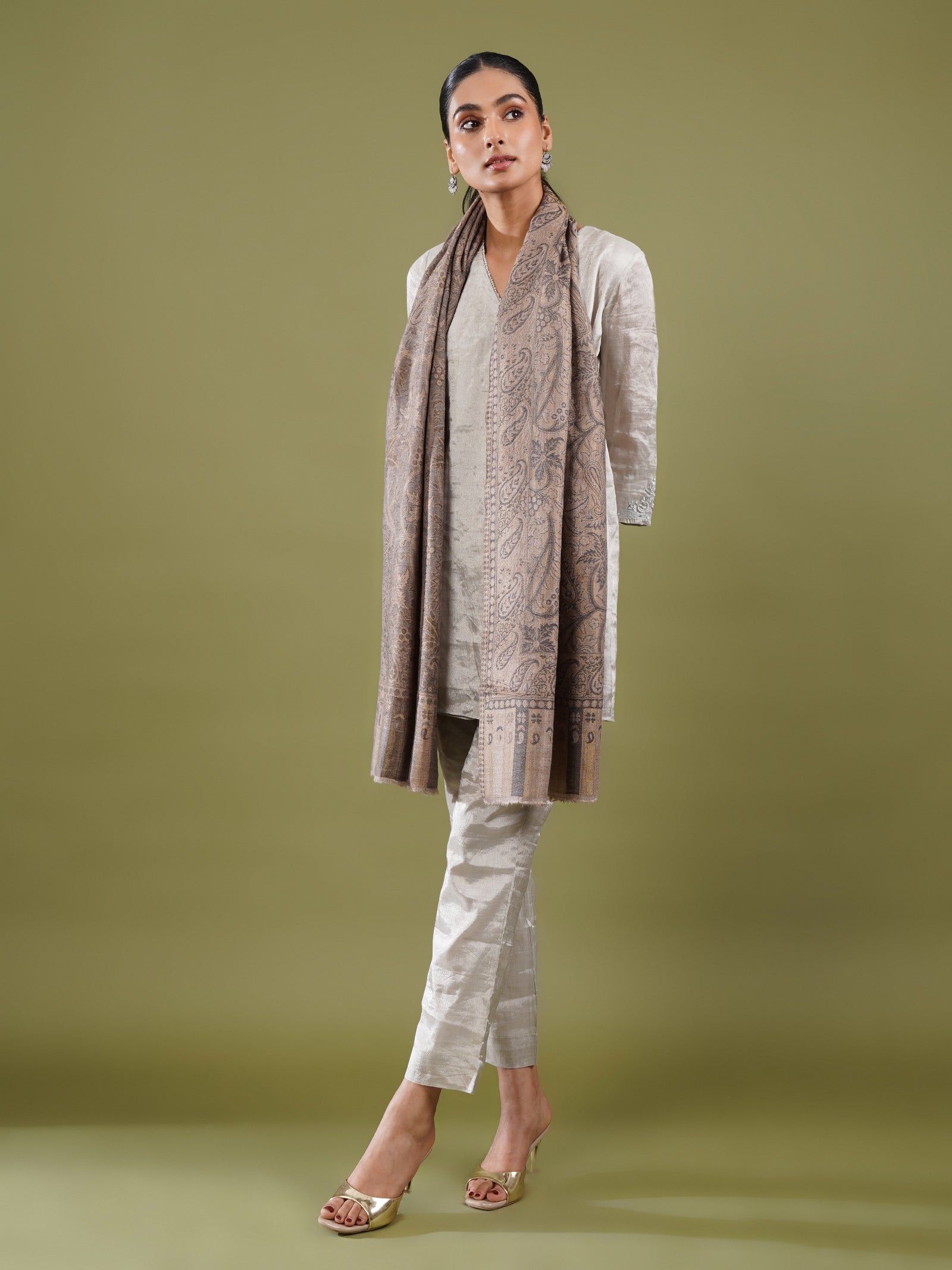 Modal Kani woolen stole