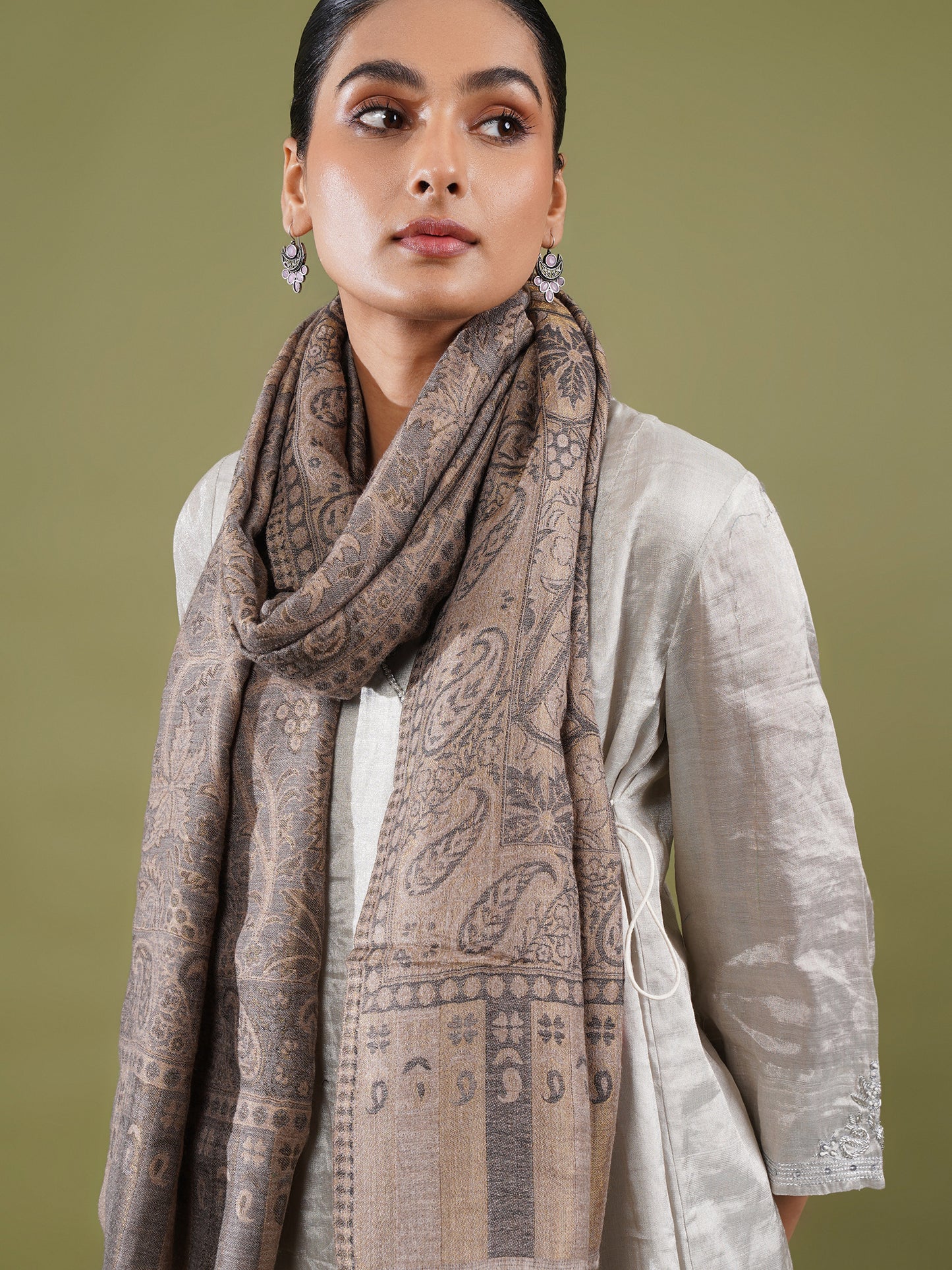 Modal Kani woolen stole