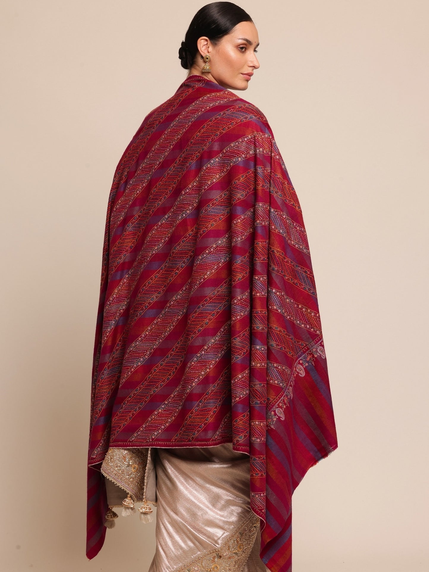 Needlework Pashmina Shawl