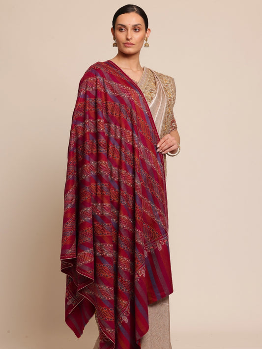 Needlework Pashmina Shawl