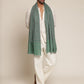 Man wearing a green pashmina stole