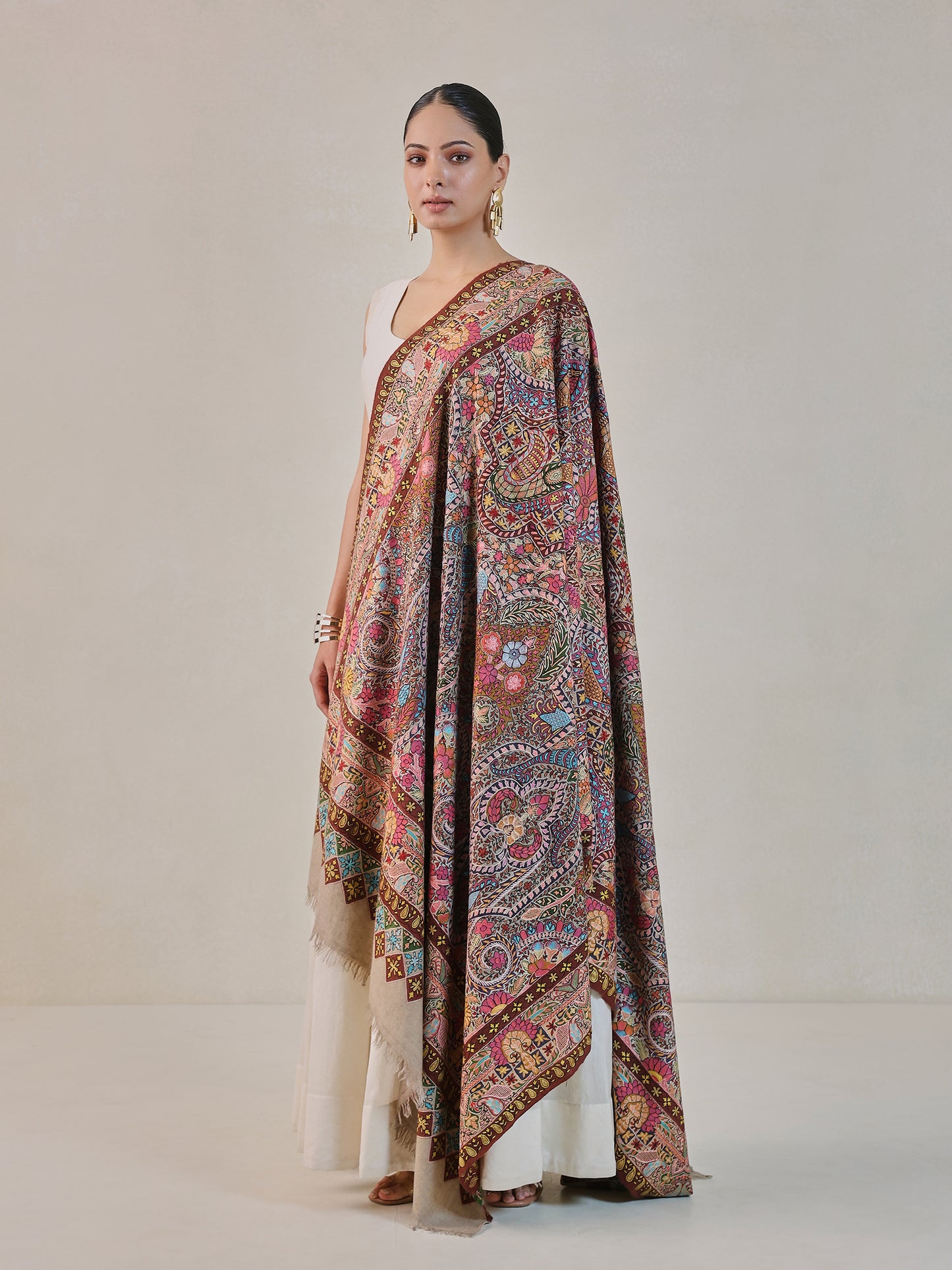 Kalam-E-Gulzar Pashmina Shawl