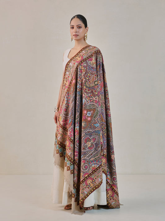 Kalam-E-Gulzar Pashmina Shawl