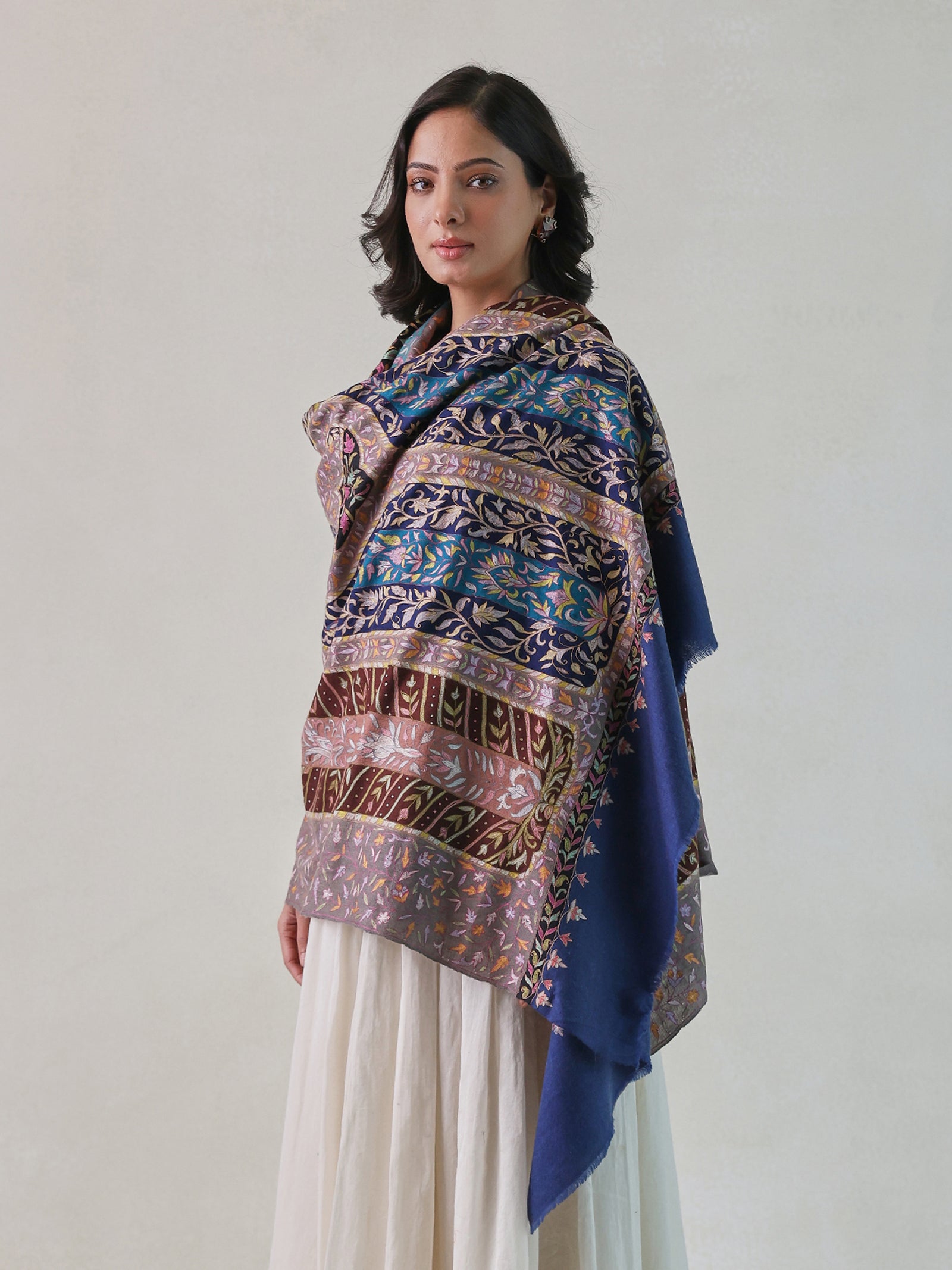 Blue Pashmina Shawl