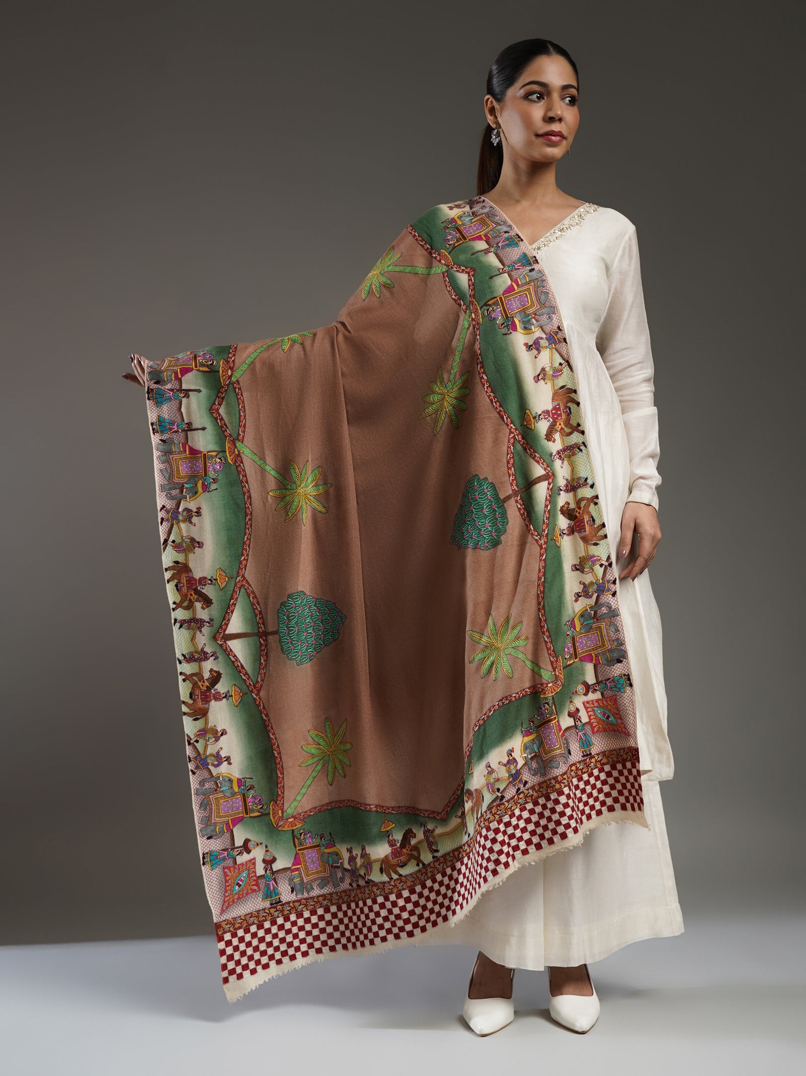 Pure Pashmina Shawls | Handwoven Luxury from Kashmir – Shaza