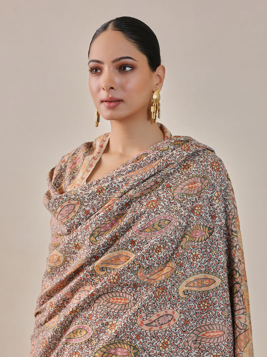 Kalam-E-Gulzar Pashmina Shawl