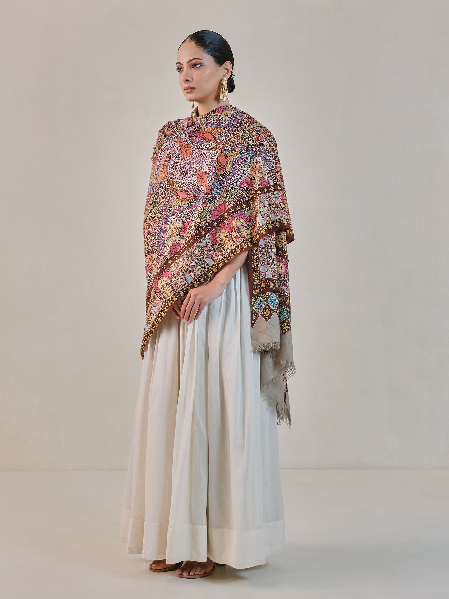 Kalam-E-Gulzar Pashmina Shawl