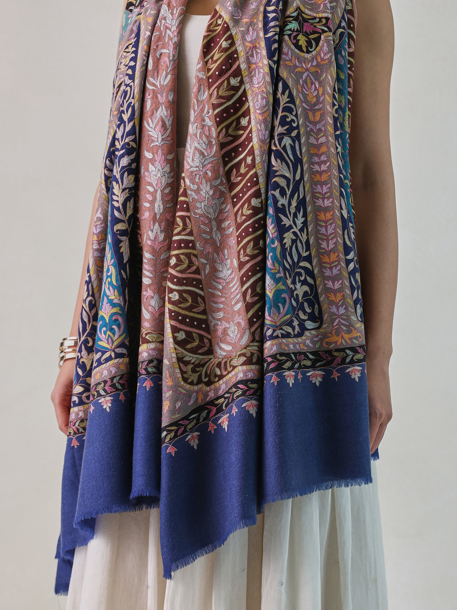 Blue Pashmina Shawl