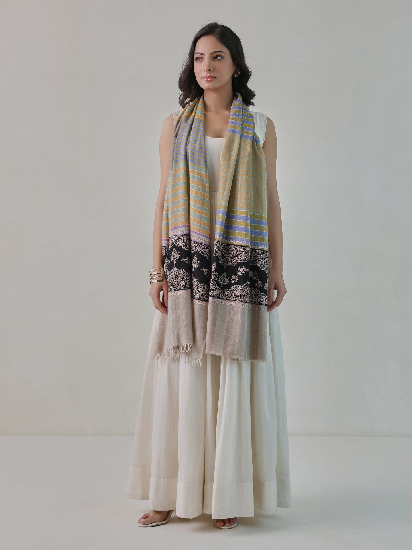 Palla Needlework Pashmina Stole