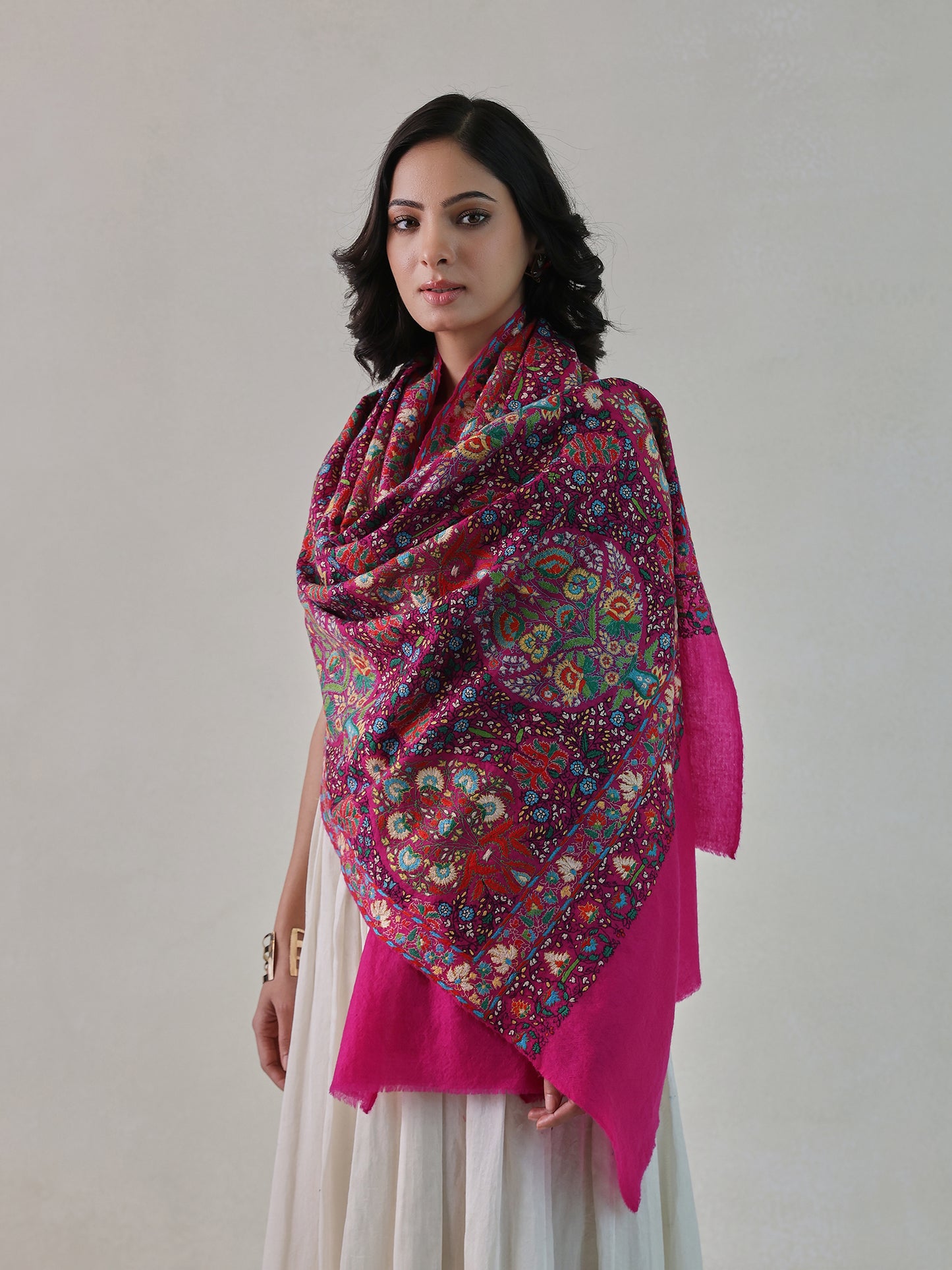 Pink Pashmina Stole