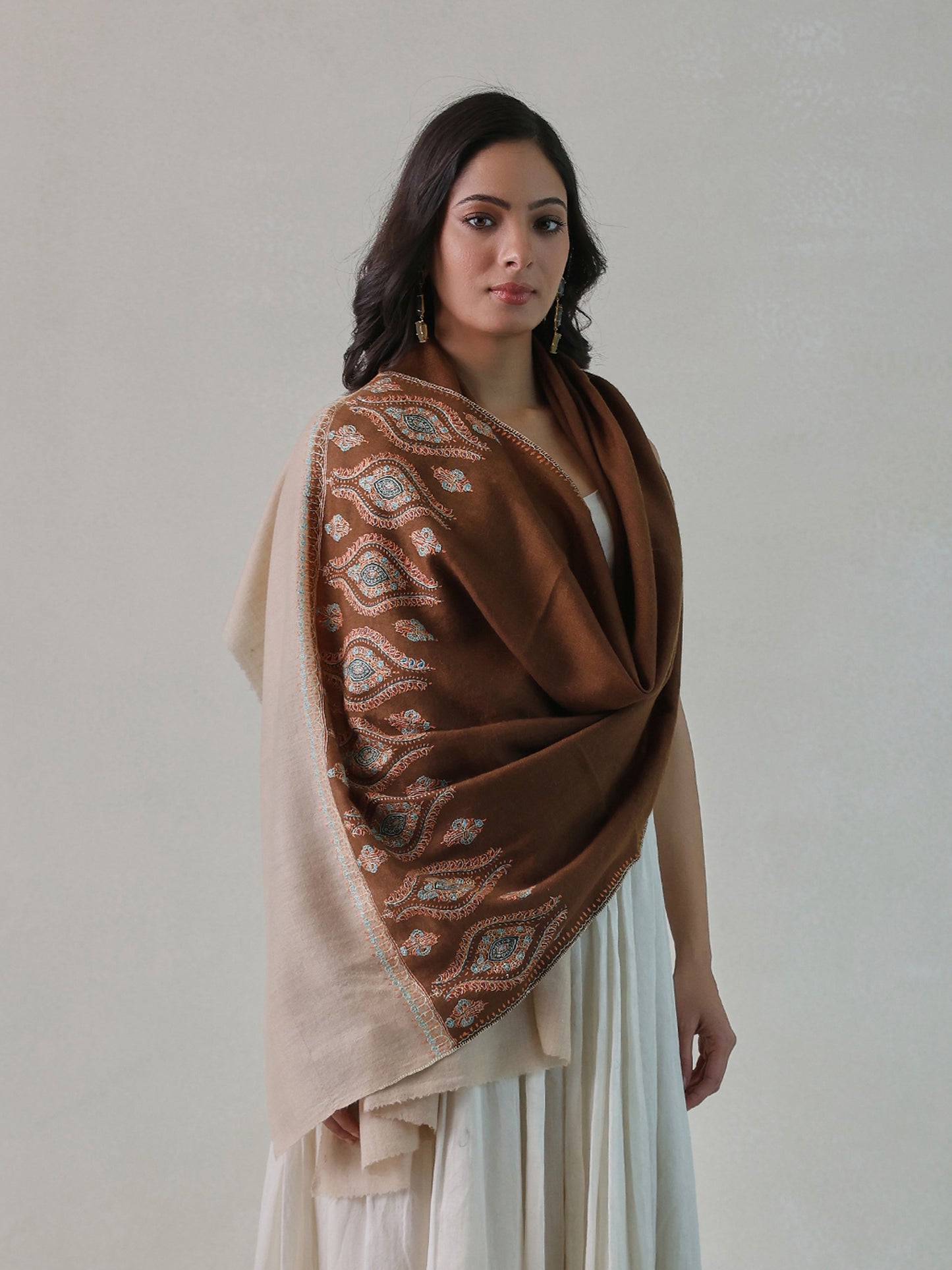 Palla Needlework Pashmina Stole