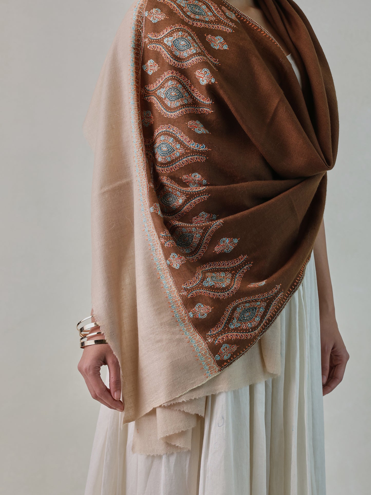 Palla Needlework Pashmina Stole