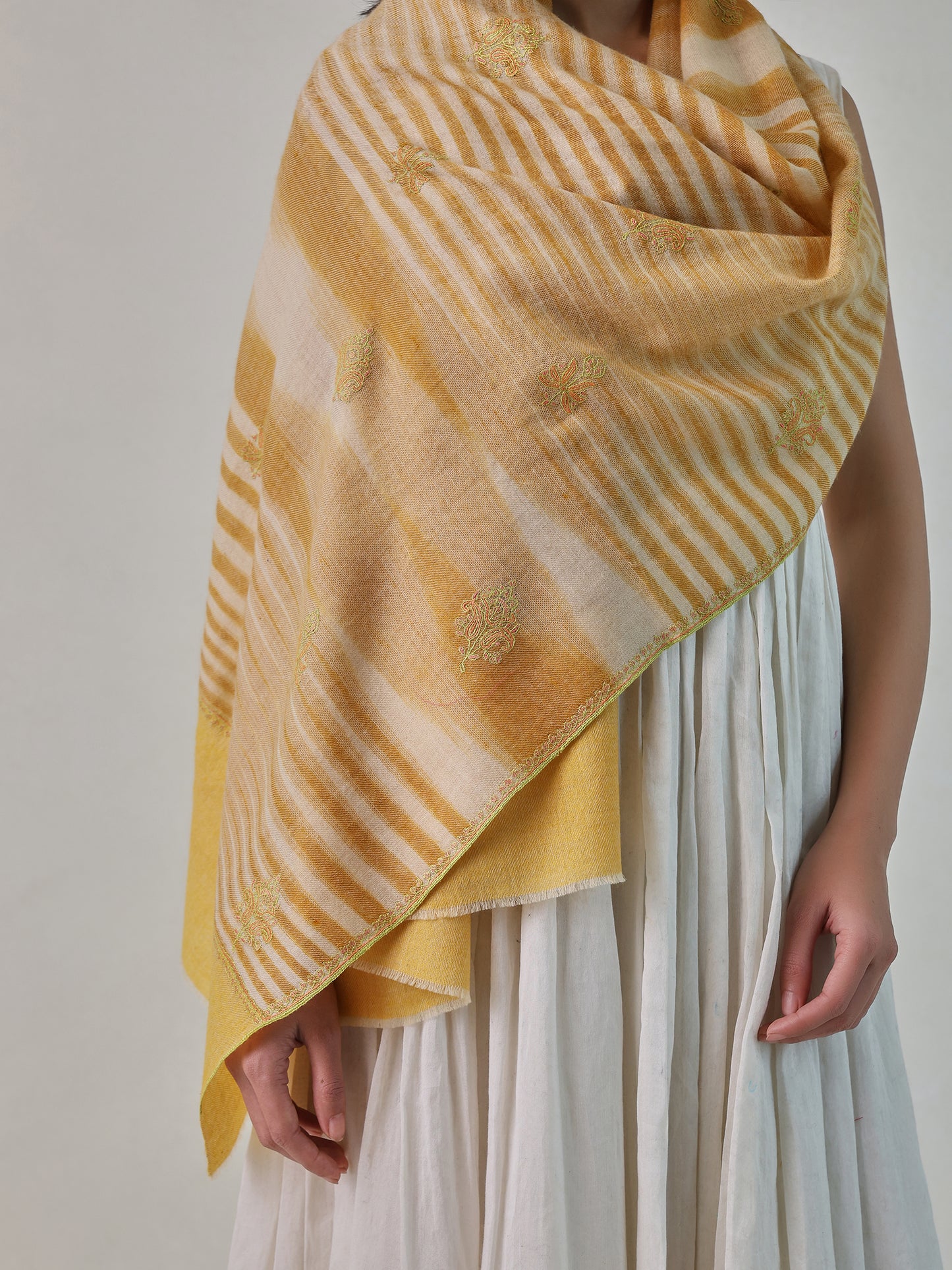 Palla Needlework Pashmina Stole