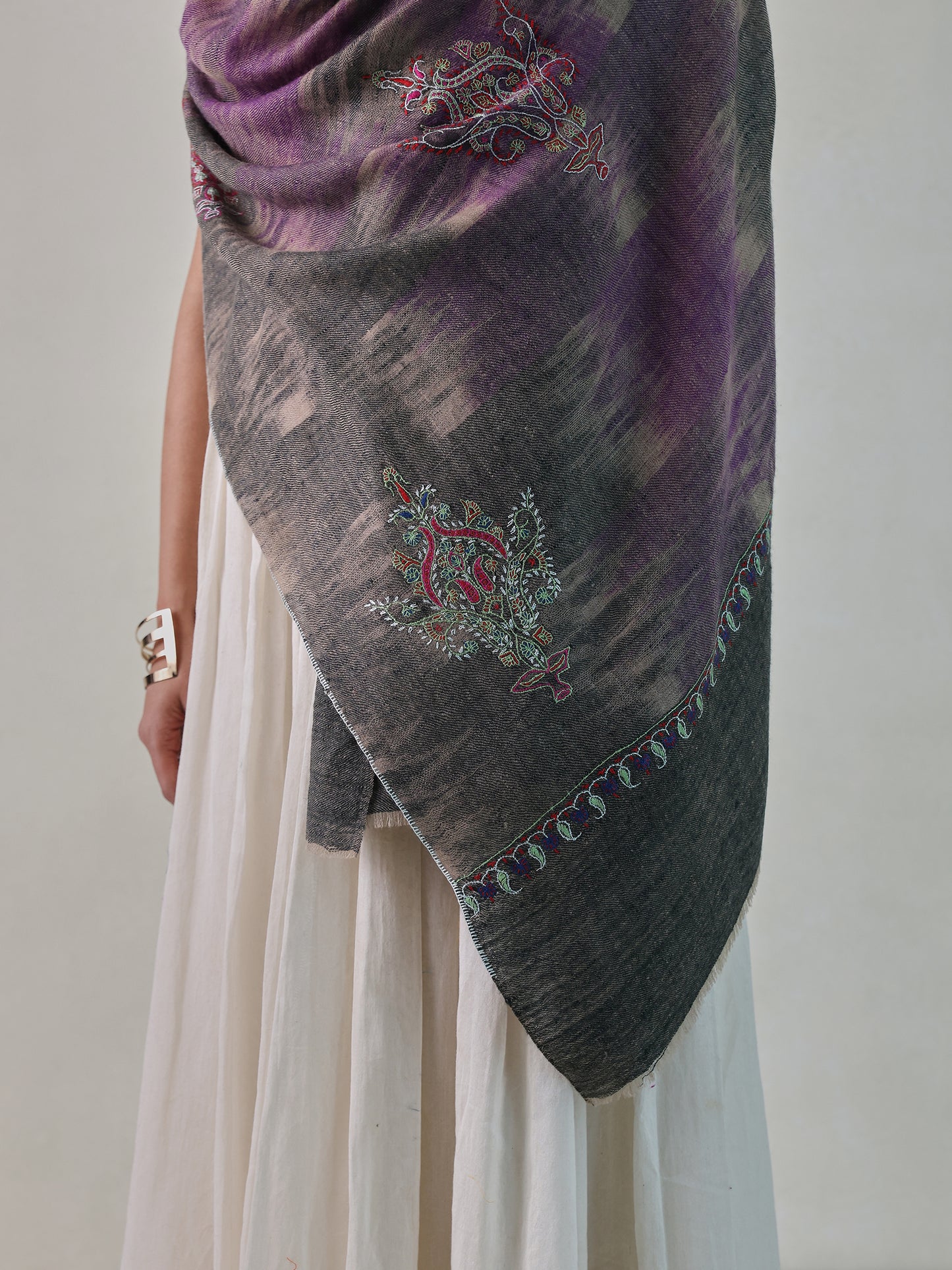 Palla Needlework Pashmina Stole