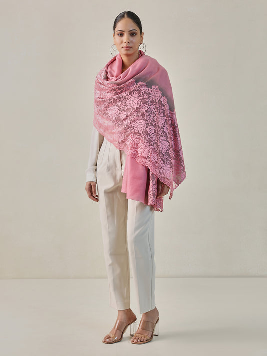 Pink Pashmina Stole